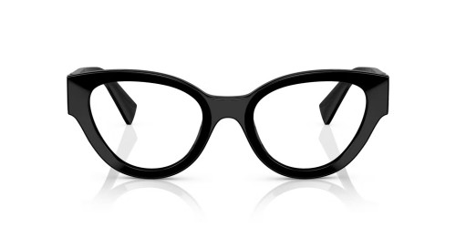 MIU MIU MU 01VV - ​1AB1O1 - ​52 Oprawki korekcyjne Czarny Kocie oczy