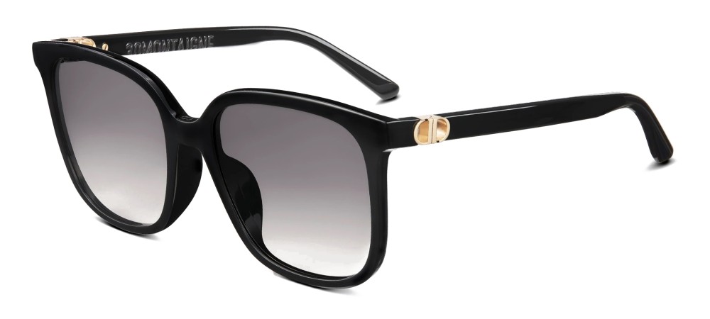 Dior 30 MONTAIGNEMINI S3F - 10A1 A - 58 Okulary przeciwsłoneczne Czarny Kanciaste