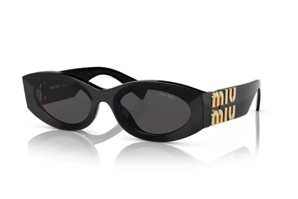 MIU MIU MU 11WS - 1AB5S0 - 54 Okulary przeciwsłoneczne Czarny Kocie oczy