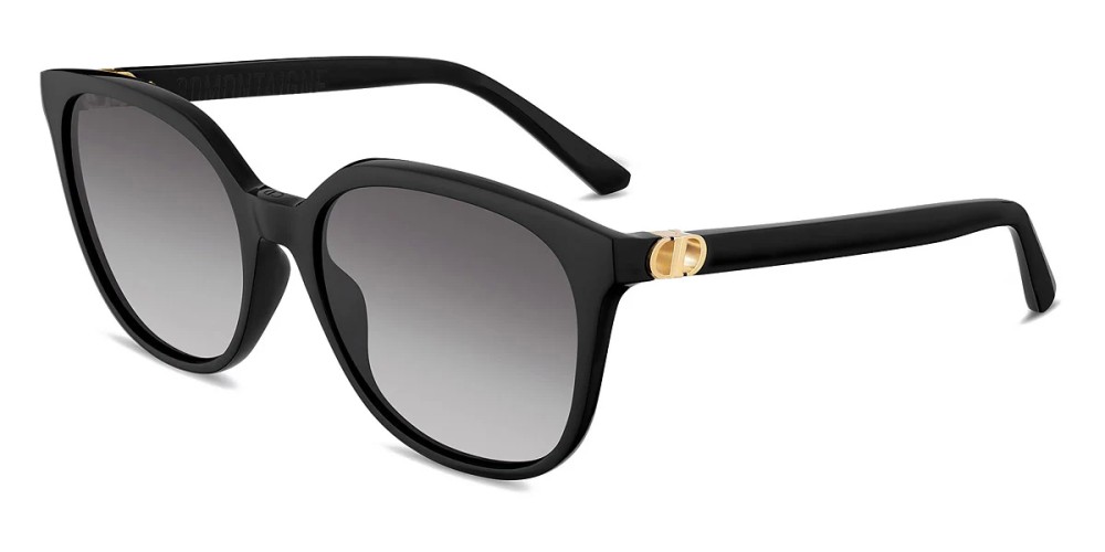 Dior 30 MONTAIGNEMINI SI - 10A1 A - 58 Okulary przeciwsłoneczne Czarny Pillow (zaokrąglony)