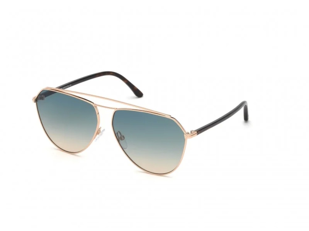 Tom Ford FT0681 BINX - 28P - 63 Okulary przeciwsłoneczne Pilotki (aviator)