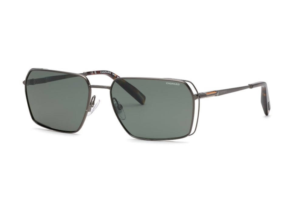 Chopard SCHG90 WOOD - 568P - 60 - Z SOCZEWKAMI POLARYZACYJNYMI Okulary przeciwsłoneczne Kanciaste