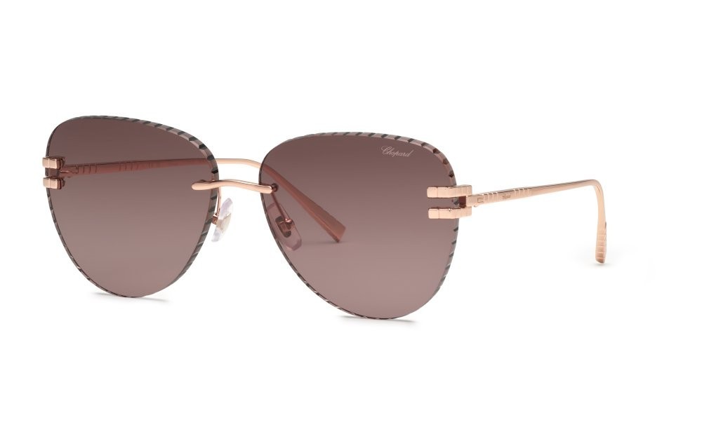 Chopard SCHL55M - 08FC - 62 Okulary przeciwsłoneczne Pilotki (aviator)