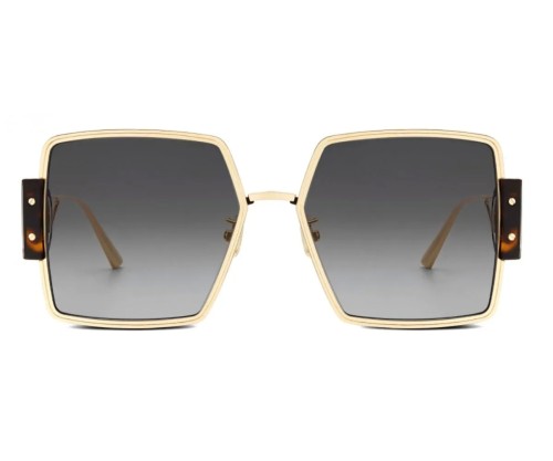 Dior 30 MONTAIGNE S4U - B4A1 B - 57 Okulary przeciwsłoneczne Złoty Kanciaste