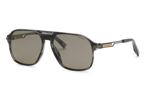 Chopard SCH347 - 6X7P - 58 - Z SOCZEWKAMI POLARYZACYJNYMI Okulary przeciwsłoneczne Szary Pilotki (aviator)