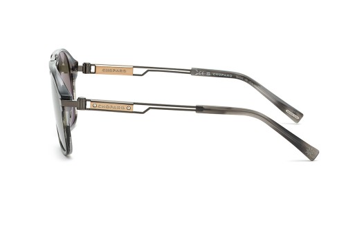 Chopard SCH347 - 6X7P - 58 - Z SOCZEWKAMI POLARYZACYJNYMI Okulary przeciwsłoneczne Szary Pilotki (aviator)