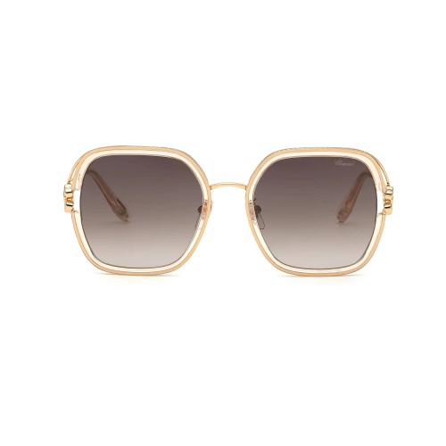 Chopard SCHG32S - 0838 - 57 Okulary przeciwsłoneczne Złoty Kanciaste