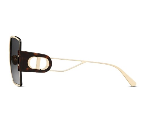 Dior 30 MONTAIGNE S4U - B4A1 B - 57 Okulary przeciwsłoneczne Złoty Kanciaste