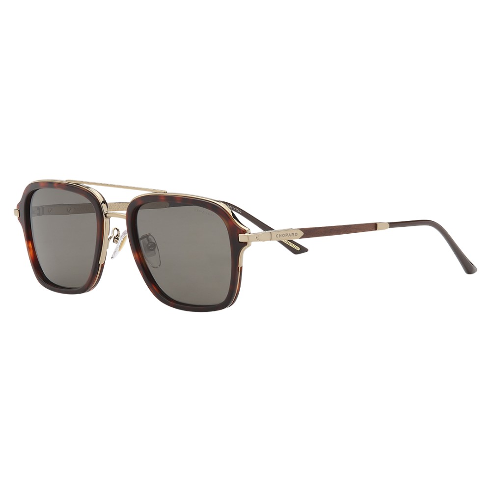 Chopard SCHG36 WOOD - 8FFP - 55 - Z SOCZEWKAMI POLARYZACYJNYMI Okulary przeciwsłoneczne Pilotki (aviator)
