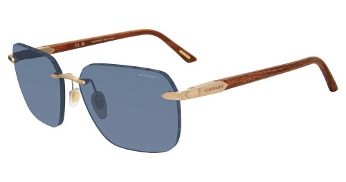 Chopard SCHG62V WOOD - 383P - 61 - Z SOCZEWKAMI POLARYZACYJNYMI Okulary przeciwsłoneczne Kanciaste