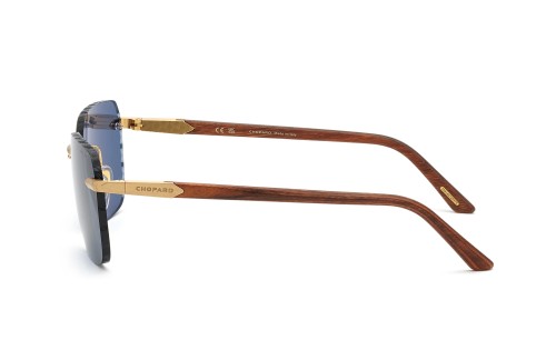 Chopard SCHG62V WOOD - 383P - 61 - Z SOCZEWKAMI POLARYZACYJNYMI Okulary przeciwsłoneczne Kanciaste