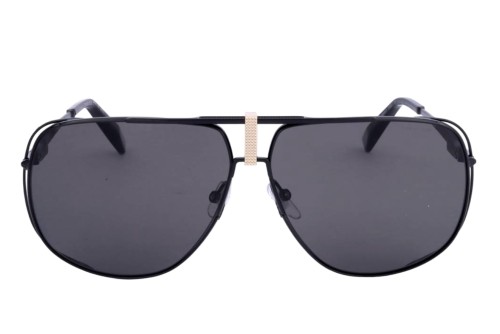 Chopard SCHG91V WOOD - 530P - 65 - Z SOCZEWKAMI POLARYZACYJNYMI Okulary przeciwsłoneczne Czarny Pilotki (aviator)