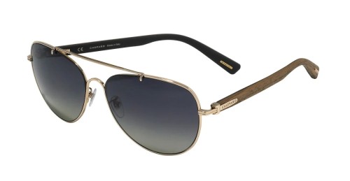 Chopard - Okulary przeciwsłoneczne - SCHC89 WOOD/RUBBER - 300P - 62 - Z SOCZEWKAMI POLARYZACYJNYMI