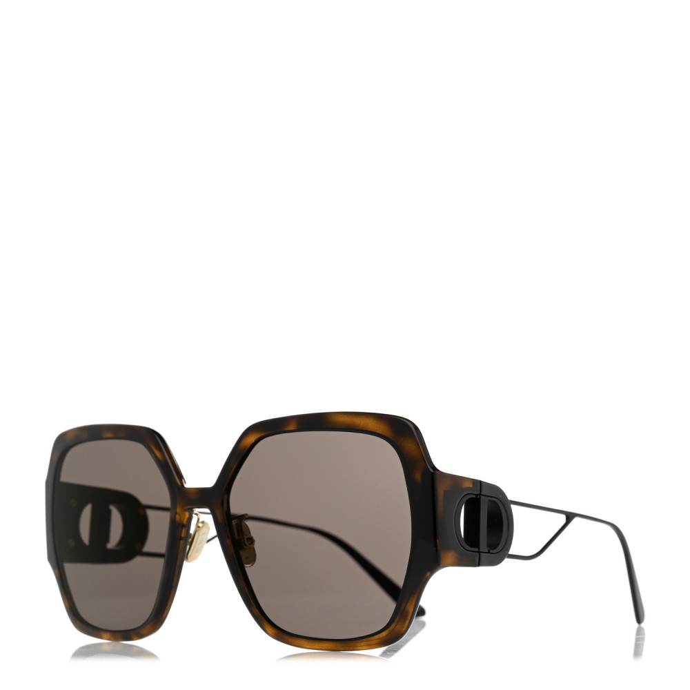 Dior 30 MONTAIGNE S6U - 20A5 B - 58 Okulary przeciwsłoneczne Havana Kanciaste