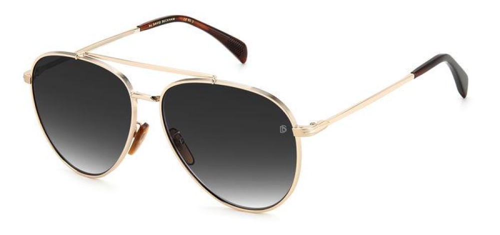 David Beckham DB 1102/F/S - J5G9O - 61 Okulary przeciwsłoneczne Złoty Pilotki (aviator)
