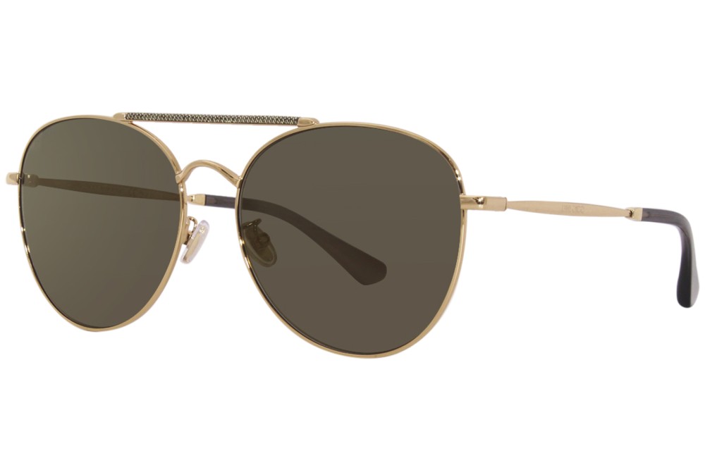 Jimmy Choo ABBIE/G/S - W8QK1 - 61 Okulary przeciwsłoneczne Złoty Pilotki (aviator)