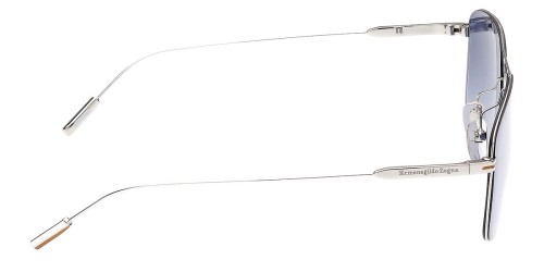 Zegna EZ0188-D - 16W - 60 Okulary przeciwsłoneczne Srebrny Pilotki (aviator)