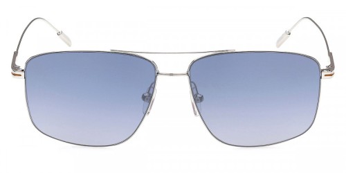 Zegna EZ0188-D - 16W - 60 Okulary przeciwsłoneczne Srebrny Pilotki (aviator)
