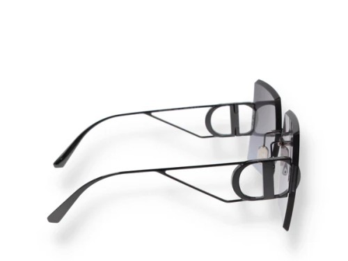 Dior 30 MONTAIGNE S7U - H4A2 0 - 64 Okulary przeciwsłoneczne Czarny Kanciaste