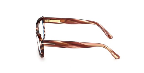 Tom Ford TF6046-B - 055 - 55 - Z SOCZEWKAMI Z FILTREM ŚWIATŁA NIEBIESKO-FIOLETOWEGO Oprawki korekcyjne Havana