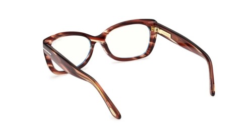 Tom Ford TF6046-B - 055 - 55 - Z SOCZEWKAMI Z FILTREM ŚWIATŁA NIEBIESKO-FIOLETOWEGO Oprawki korekcyjne Havana