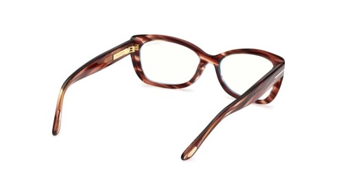 Tom Ford TF6046-B - 055 - 55 - Z SOCZEWKAMI Z FILTREM ŚWIATŁA NIEBIESKO-FIOLETOWEGO Oprawki korekcyjne Havana