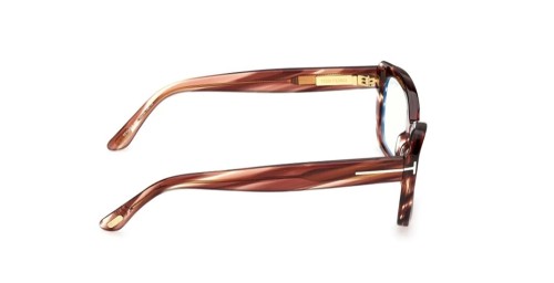 Tom Ford TF6046-B - 055 - 55 - Z SOCZEWKAMI Z FILTREM ŚWIATŁA NIEBIESKO-FIOLETOWEGO Oprawki korekcyjne Havana