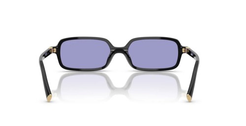 MIU MIU MU 11ZS - 16K01O - 51 Okulary przeciwsłoneczne Czarny Prostokątny