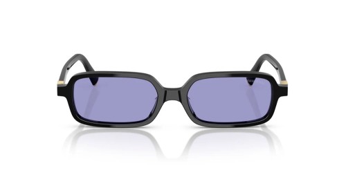 MIU MIU MU 11ZS - 16K01O - 51 Okulary przeciwsłoneczne Czarny Prostokątny