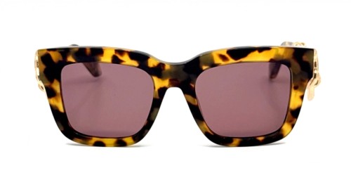 Roberto Cavalli SRC041 - 0777 - 52 Okulary przeciwsłoneczne Havana Kwadratowy