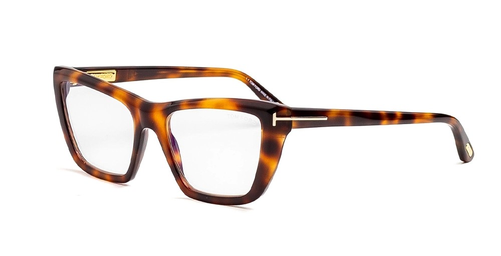 Tom Ford TF6047-B - 053 - 54 - Z SOCZEWKAMI Z FILTREM ŚWIATŁA NIEBIESKO-FIOLETOWEGO Oprawki korekcyjne Havana