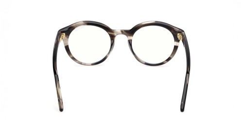 Tom Ford TF6061-B - 056 - 50 - Z SOCZEWKAMI Z FILTREM ŚWIATŁA NIEBIESKO-FIOLETOWEGO Oprawki korekcyjne Okrągły