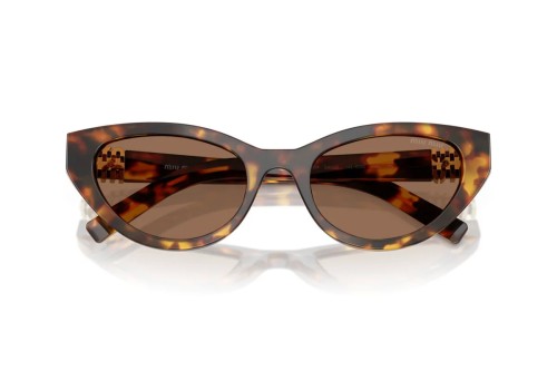 MIU MIU MU A04S - 14L60M - 54 Okulary przeciwsłoneczne Havanna Kocie oczy
