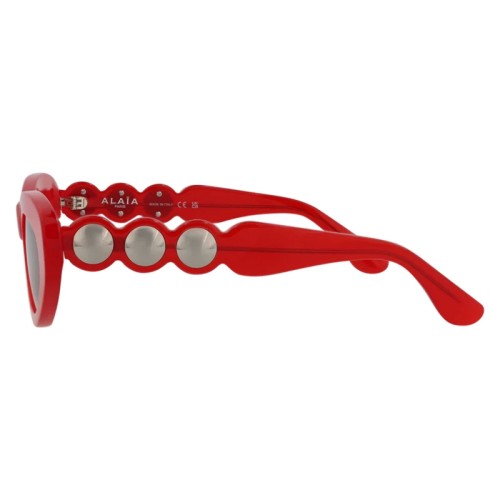 Alaia AA0058S - 003 - 53 Okulary przeciwsłoneczne Czerwony Kocie oczy