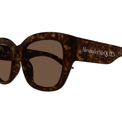 Alexander McQueen AM0451SA - 002 - 55 Okulary przeciwsłoneczne Pillow (zaokrąglony)