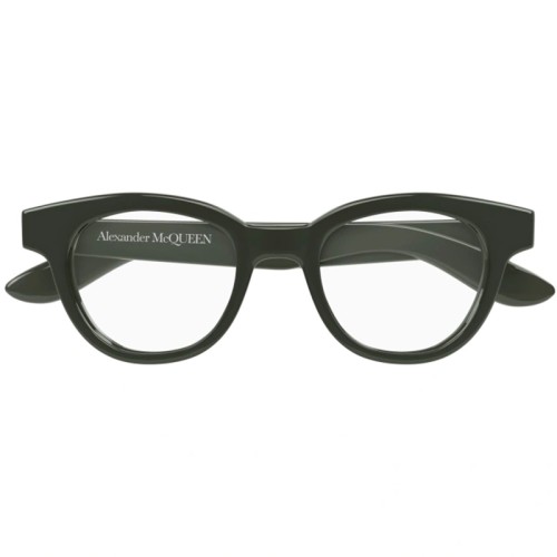 Alexander McQueen AM0384O - 003 - 47 Oprawki korekcyjne Zielony Pillow (zaokrąglony)