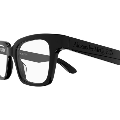 Alexander McQueen AM0385O - 001 - 49 Oprawki korekcyjne Czarny Kanciaste