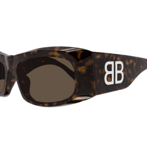Balenciaga BB0395S - 002 - 60 Okulary przeciwsłoneczne Kanciaste