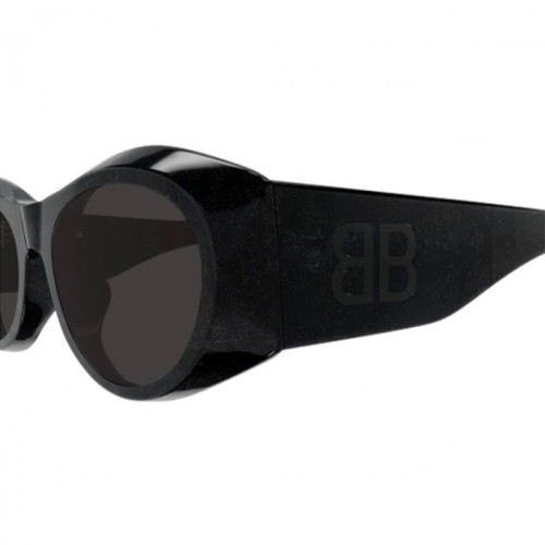Balenciaga BB0396SK - 003 - 55 Okulary przeciwsłoneczne Owalny