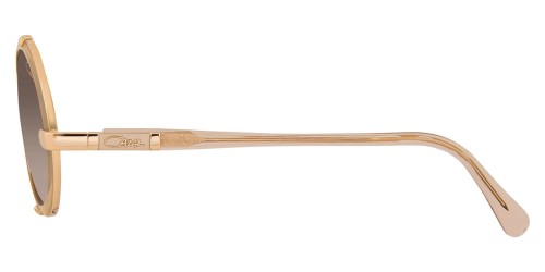 Cazal 644 - 009 - 53 Okulary przeciwsłoneczne Złoty Owalny