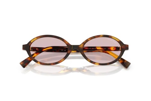 MIU MIU MU 04ZS - ​14L4I0 - ​50 Okulary przeciwsłoneczne Havanna Owalny