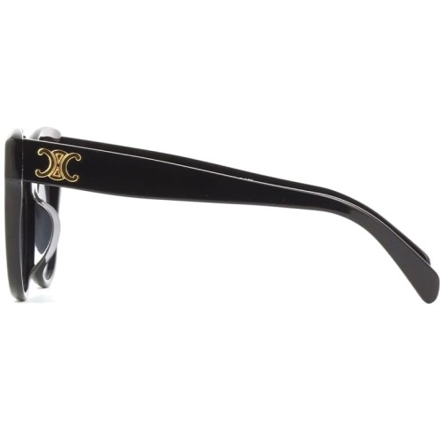 Celine CL40204F - 01W - 58 Okulary przeciwsłoneczne Czarny Pillow (zaokrąglony)