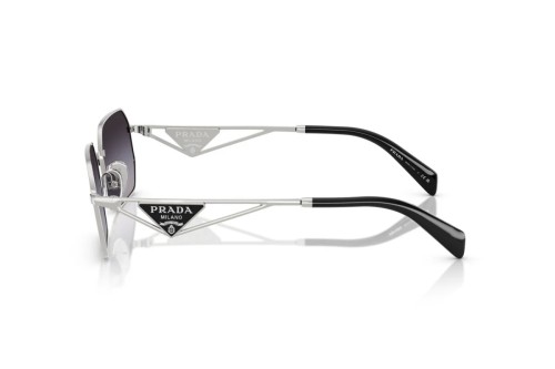 PRADA PR A51S - 1BC90A - 58 Okulary przeciwsłoneczne Kanciaste