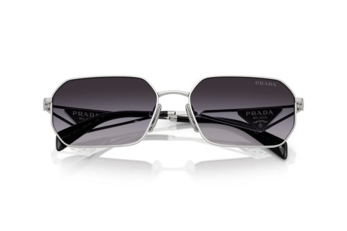 PRADA PR A51S - 1BC90A - 58 Okulary przeciwsłoneczne Kanciaste