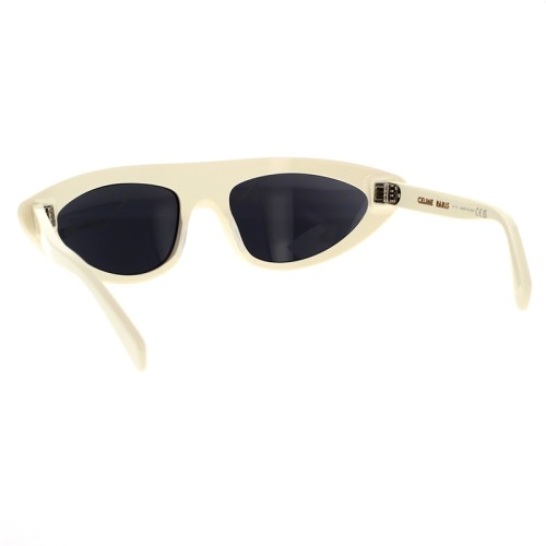 Celine CL40261I - 25A - 60 Okulary przeciwsłoneczne Biały Kocie oczy