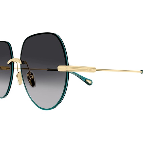 Chloé CH0135S - 001 - 58 Okulary przeciwsłoneczne Okrągły