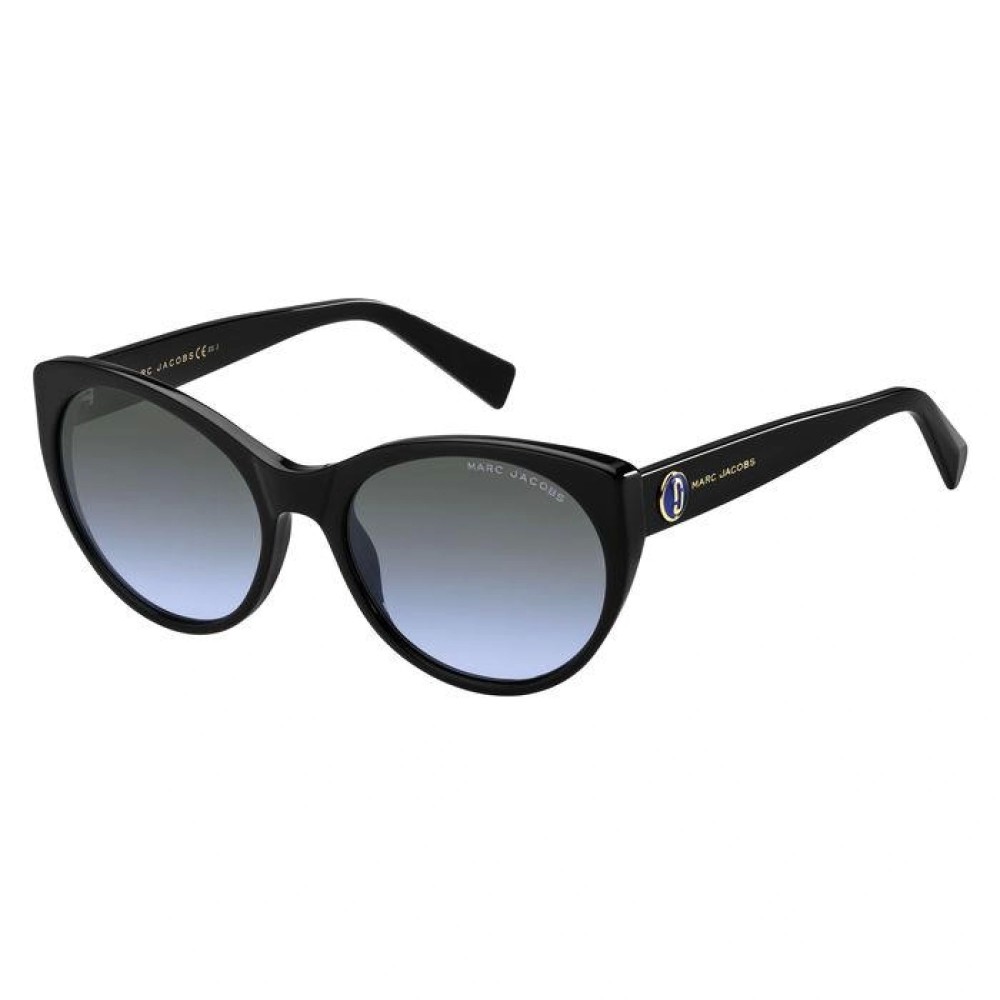 Marc Jacobs 376/S - 807GB - 57 Okulary przeciwsłoneczne Czarny Okrągły