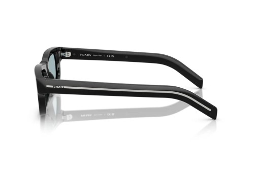 PRADA PR B11S - 16K60P - 57 Okulary przeciwsłoneczne Czarny Kanciaste