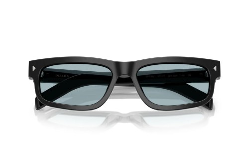 PRADA PR B11S - 16K60P - 57 Okulary przeciwsłoneczne Czarny Kanciaste