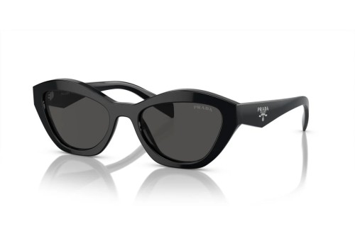 PRADA PR A02S - 16K08Z - 52 Okulary przeciwsłoneczne Czarny Kocie oczy